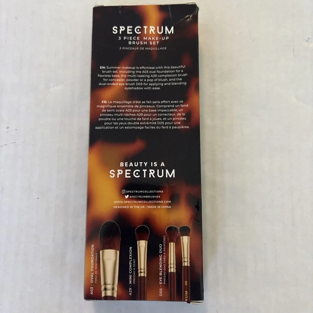 Spectrum 3 Piece Make-Up Brush Set